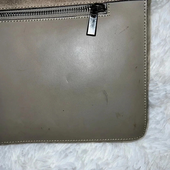 Made in Italy Borse in Pelle Genuine Leather Suede Metal Crossbody Should Clutch - Picture 7 of 7